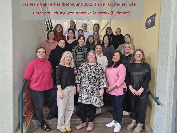 Klösterleschule Schwäbisch Gmünd: Schulkindbetreuung. Betreuungsteam 2025